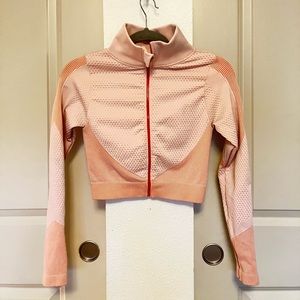 Women’s cropped workout jacket